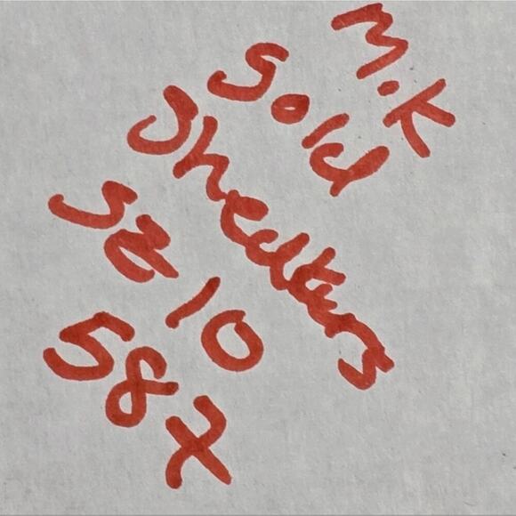 Micheal Kors Grove Metallic Knit Sneaker Pale Gold New‎ Women's Size 10 - Picture 14 of 14